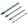 4pc Glass & Mirror Drill Bit Set