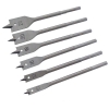 6pc Flat Wood Bit Set